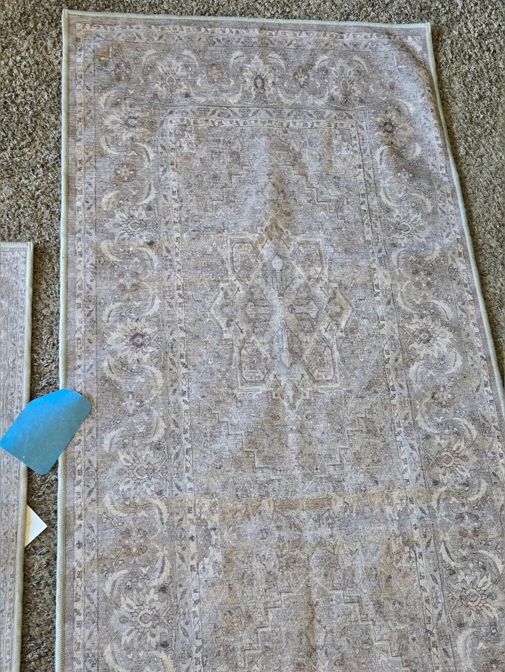 (Set Of 2) Ruggable Washable Area Rug Ans Runner - Picture 14 of 15